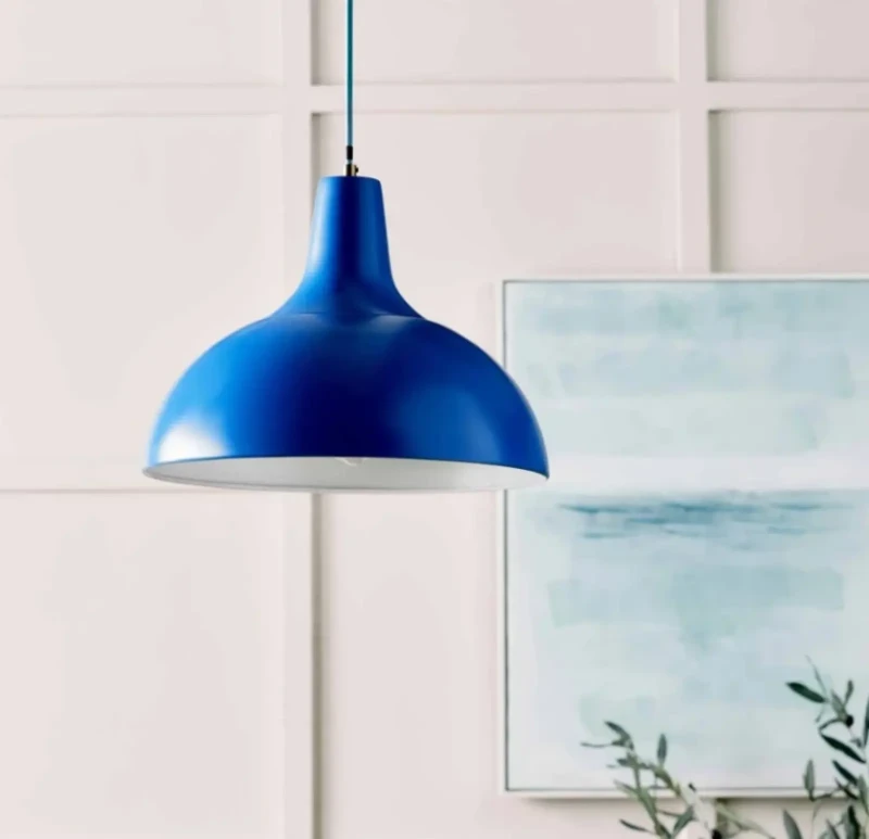 Modern Blue Ceiling Lamp