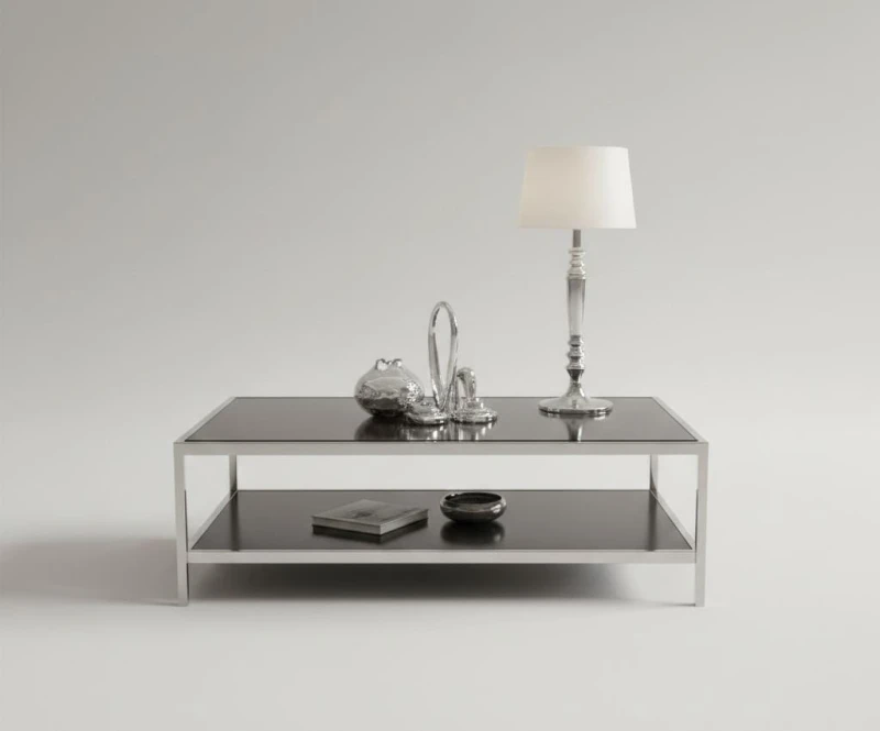 Modern Sofa Set Inlaid With Stainless - a Center Table as a Gift