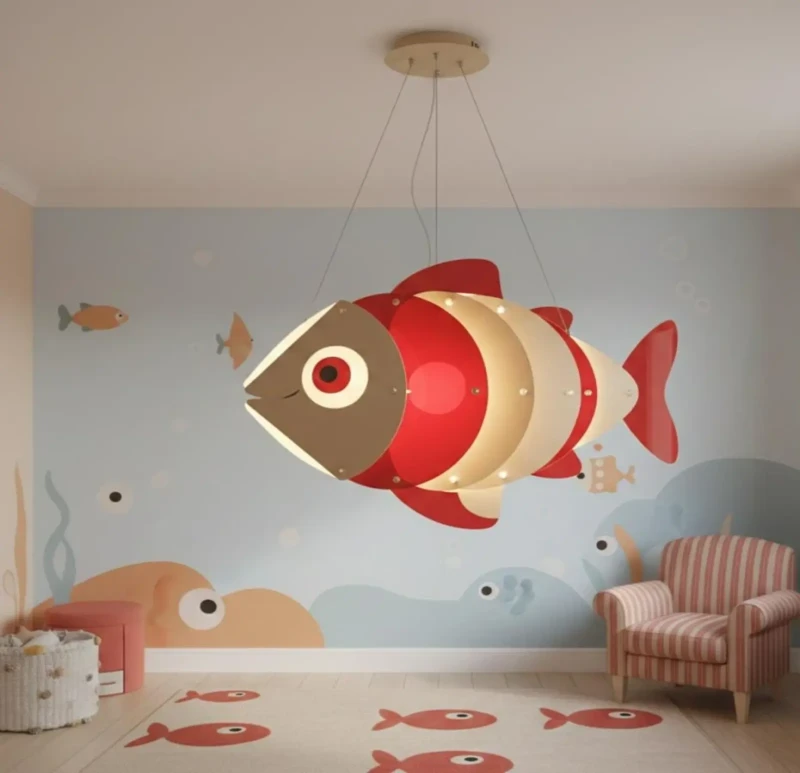Modern Children's Chandelier | Fish