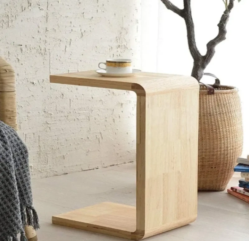 U-Shaped Side Table | Wooden