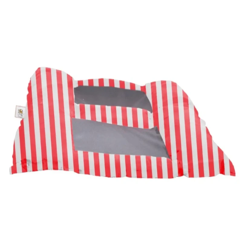 Double Striped Floating Water Chair | Red