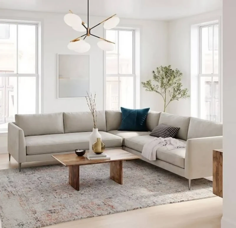 Modern Corner Sofa | Beige