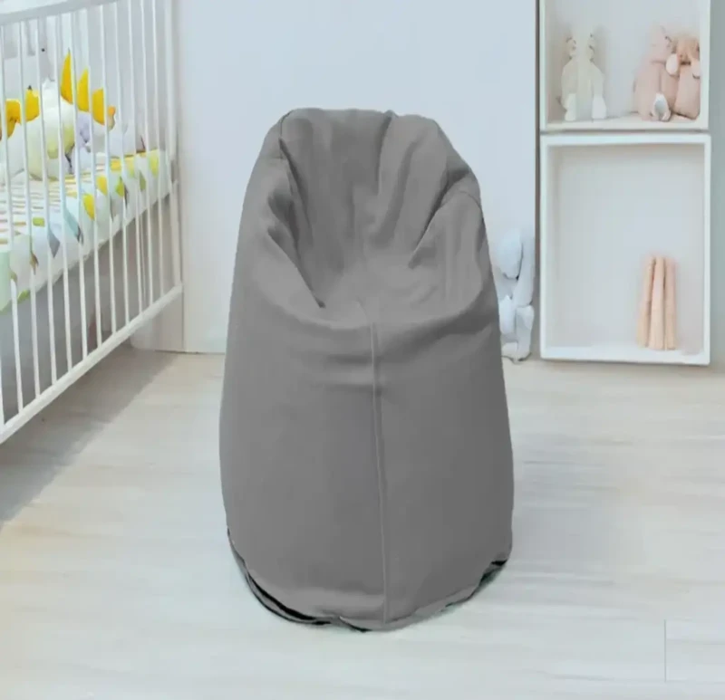Grey Linen Bean Bag | Small