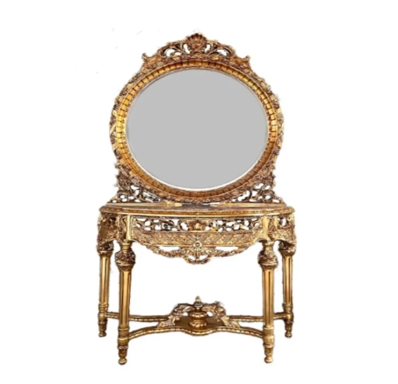 Classic Console With Gilded Mirrors