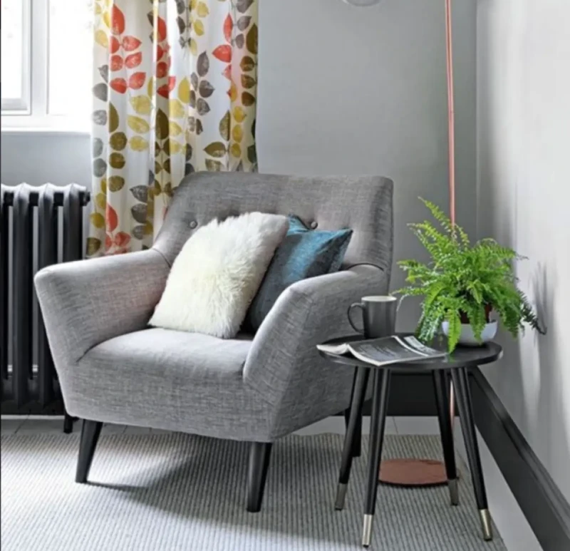 Modern Linen foote | Gray