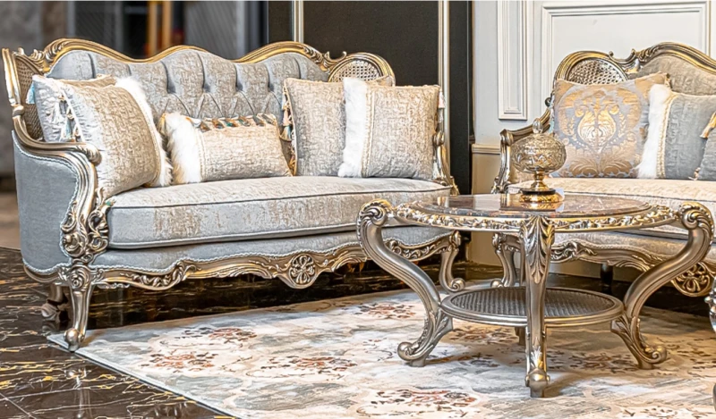 New Classic Velvet Salon | Grey