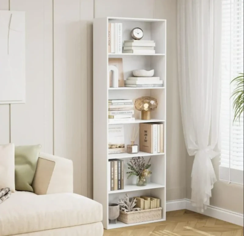 Modern Wood Library | 6 shelves