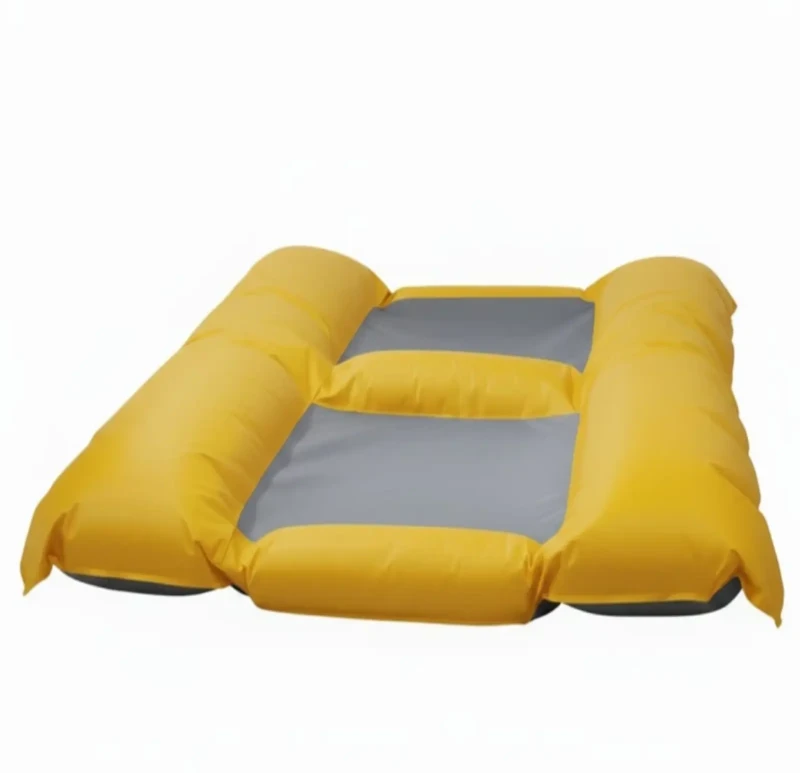 Double Floating Water Bean Bag Chair | Yellow