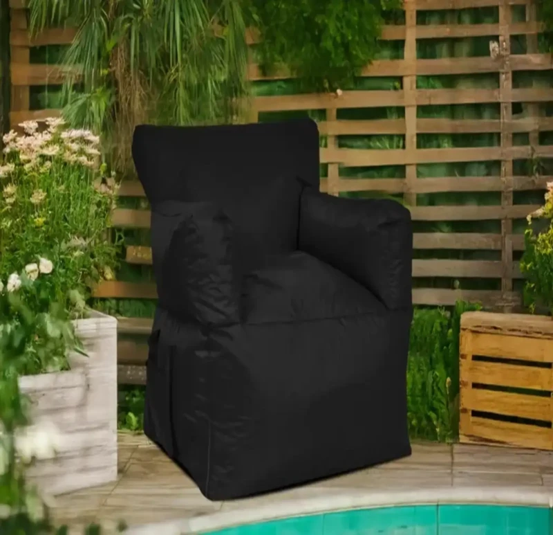Bean Bag Chair Waterproof | Black