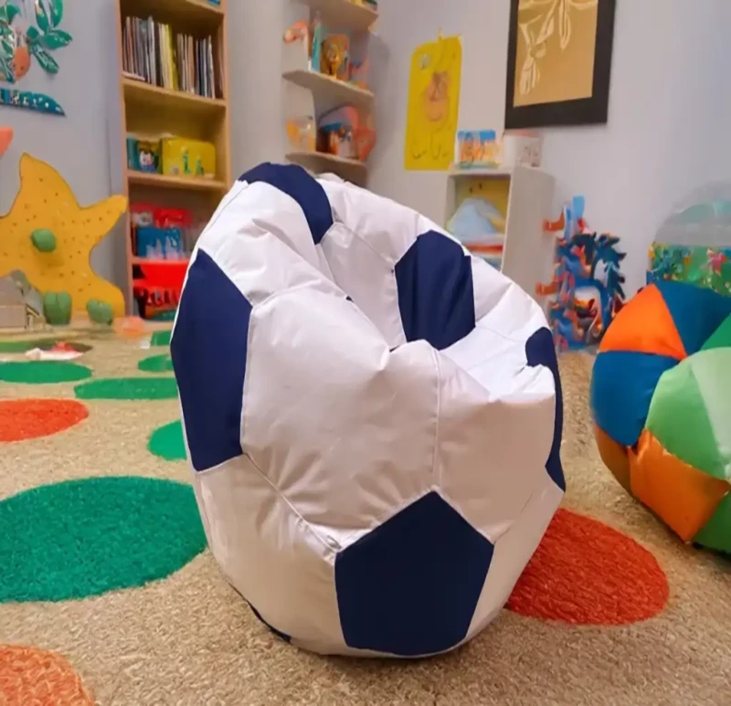 Waterproof Football Bean Bag | Blue