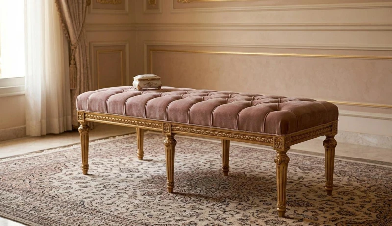 Classic Beige and Kashmir Salon 6 Piece with Banquet