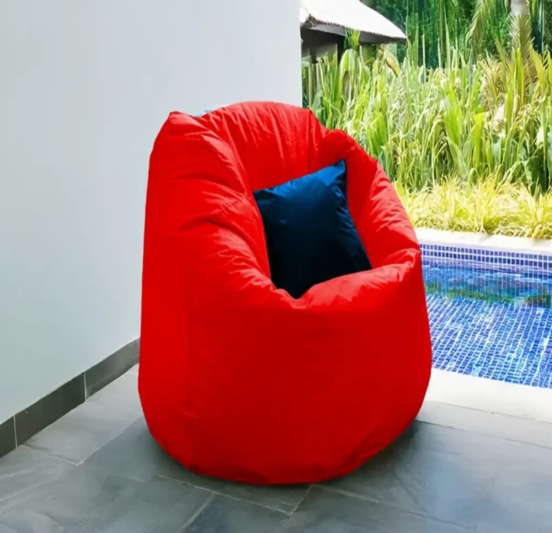 Comfy Waterproof Bean Bag Red | 3XL