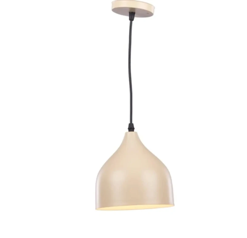 Modern Ostrich Pendant | Cream