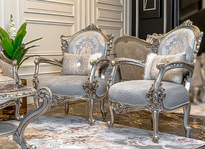 New Classic Velvet Salon | Grey