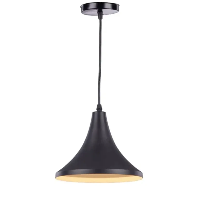 Modern aluminum pendant 1 bulb