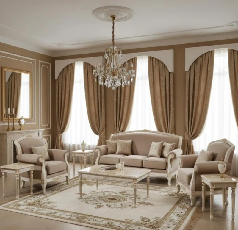 New Classic Salon 7 Pieces | Beige