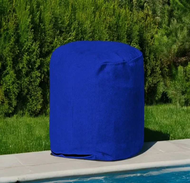 Linen Bean Bag | Blue