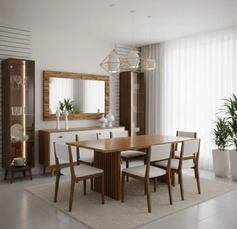 A Complete Modern Dining Room 2 Niches and a Buffet
