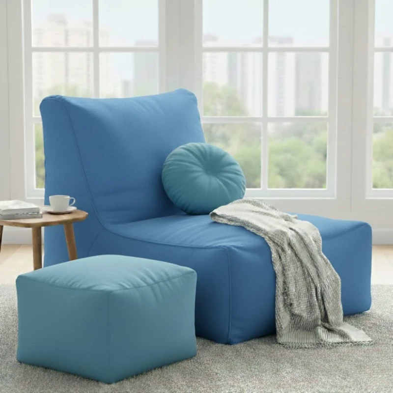 4XL طقم بين باج أزرق