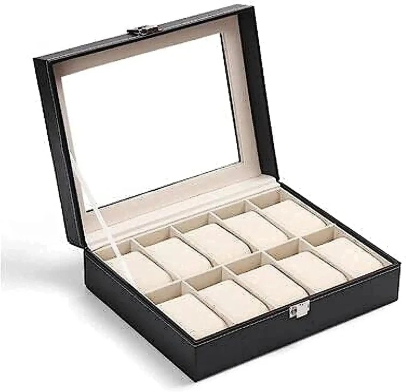 Wooden accessories organizer - black