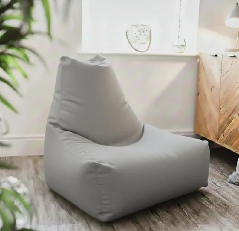 Triangle Bean Bag Chair Waterproof | Grey