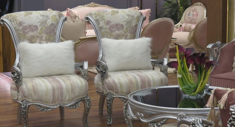 New Classic Kashmir Salon Set | 5 Pieces