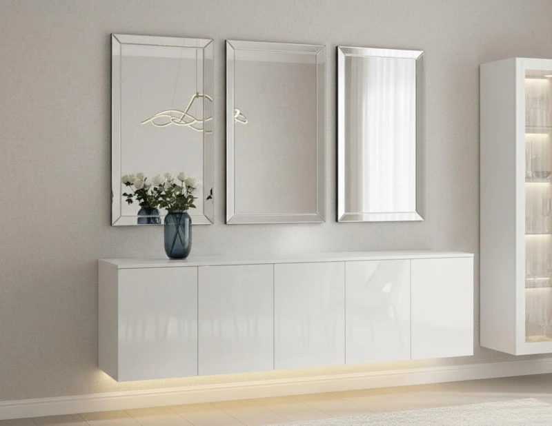 White Modern Dining Room