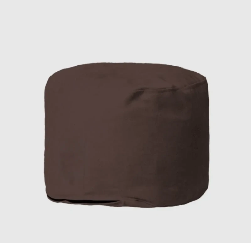 Linen Bean Bag Pouf | Brown