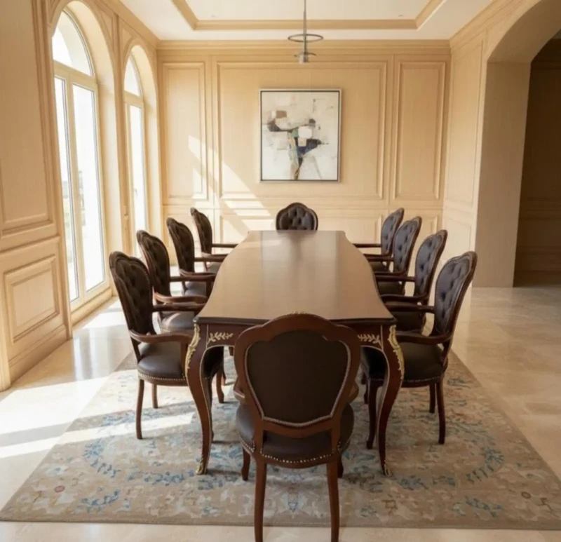 Classic Brass Table For Meetings
