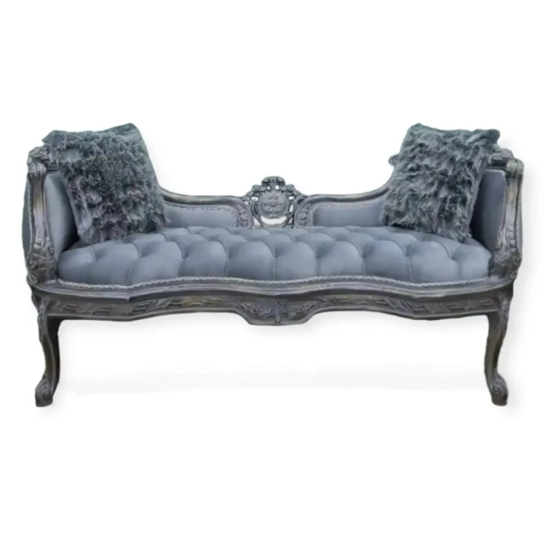 Classic Captune Gray Sofa
