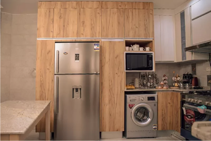 Modern Wooden Acrylic Kitchen