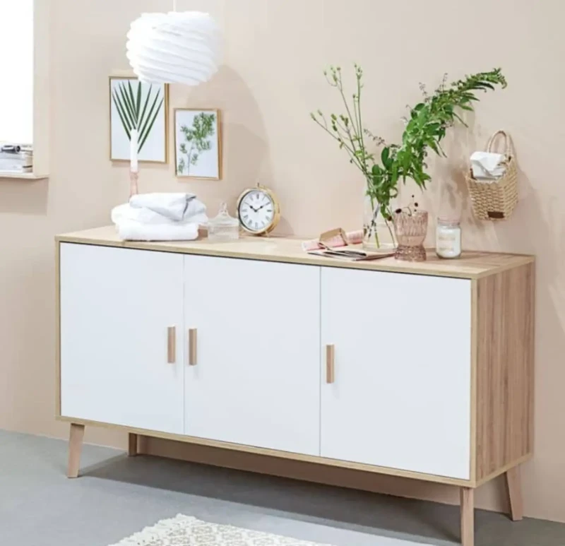 Modern Buffet | White And Wooden