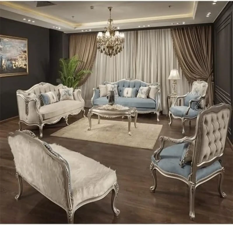New Classic Silver and Turquoise Salon | 5 Pieces and Banquet