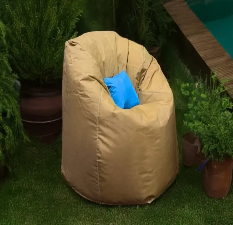 Beige Waterproof Bean Bag | 2XL