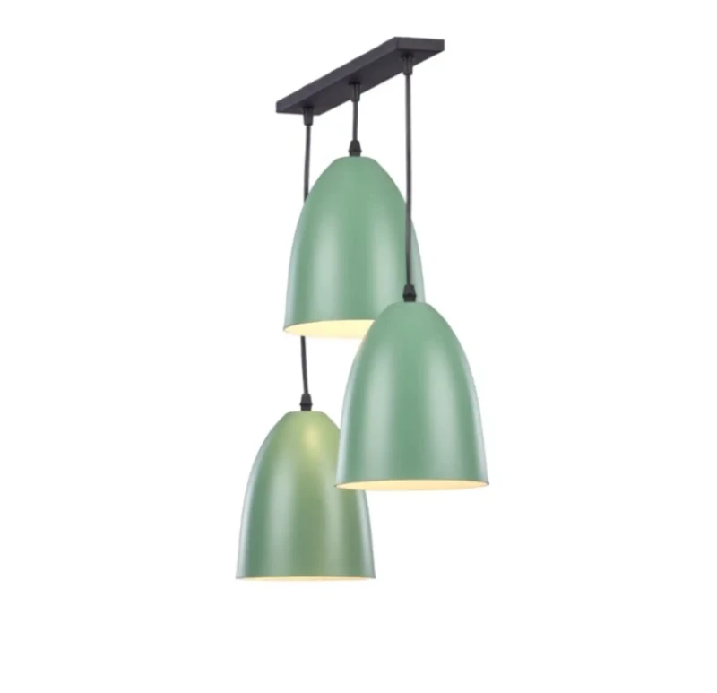 A Cracked Chandelier With A Ruler | Light Green