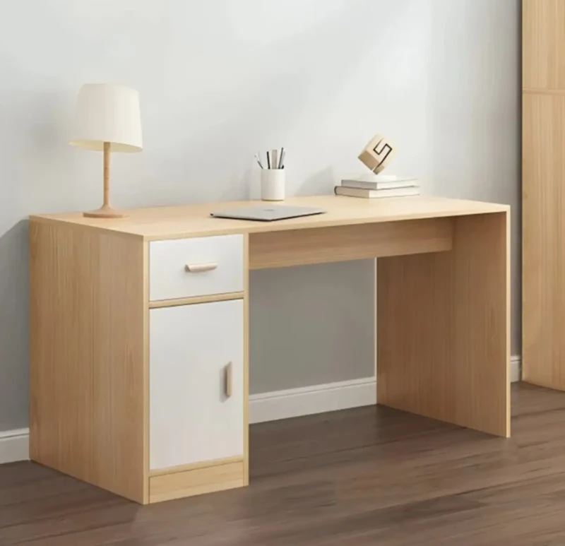 Modern Wooden and White Desk
