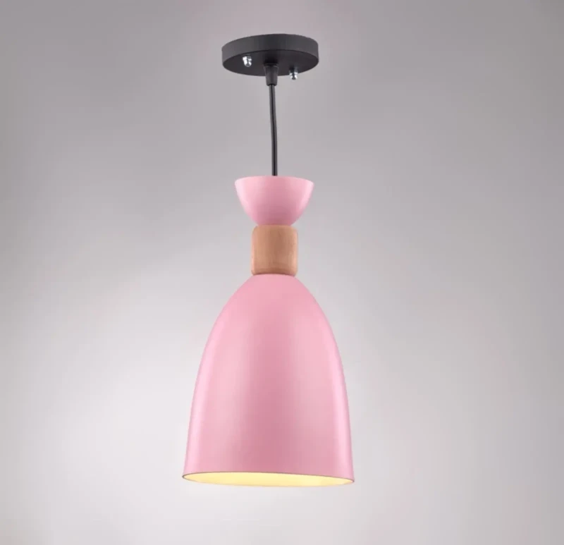 Modern Pink and Beige Ceiling Lamp