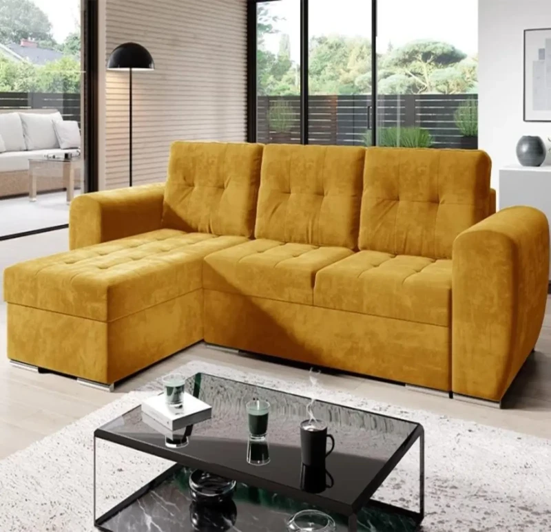 Yellow Modern Corner | 3 Separate Pieces