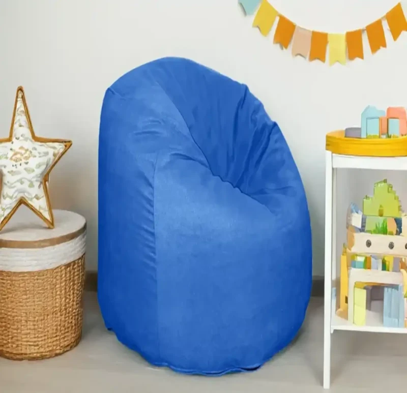 Blue Linen Comfy Bean Bag | 3XL