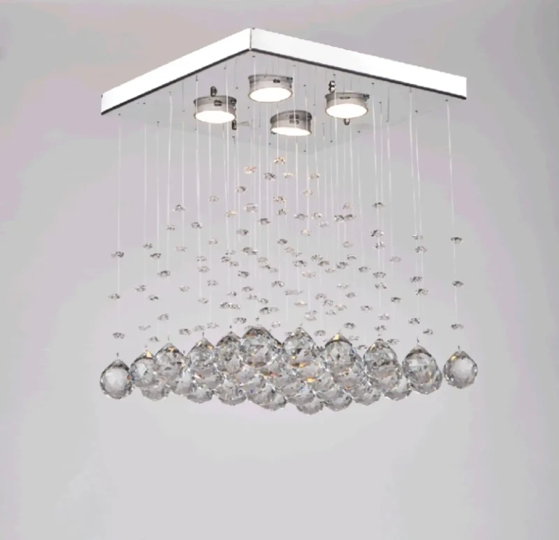 Square Crystal Chandelier