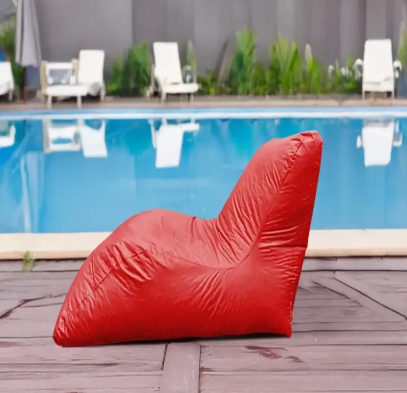 Waterproof Chaise Longue | Red
