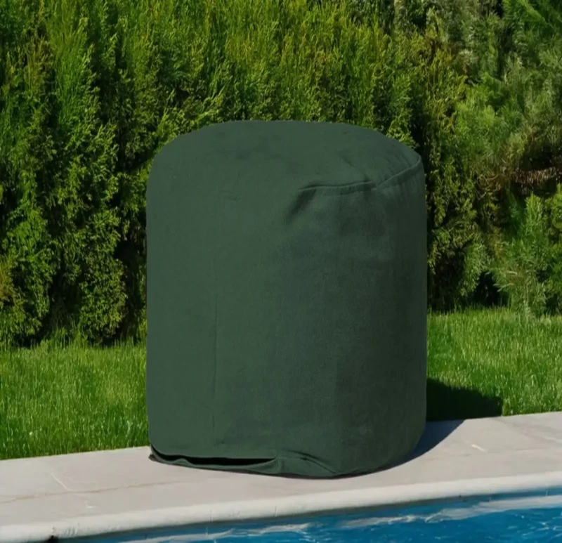 Linen Bean Bag | Dark Green