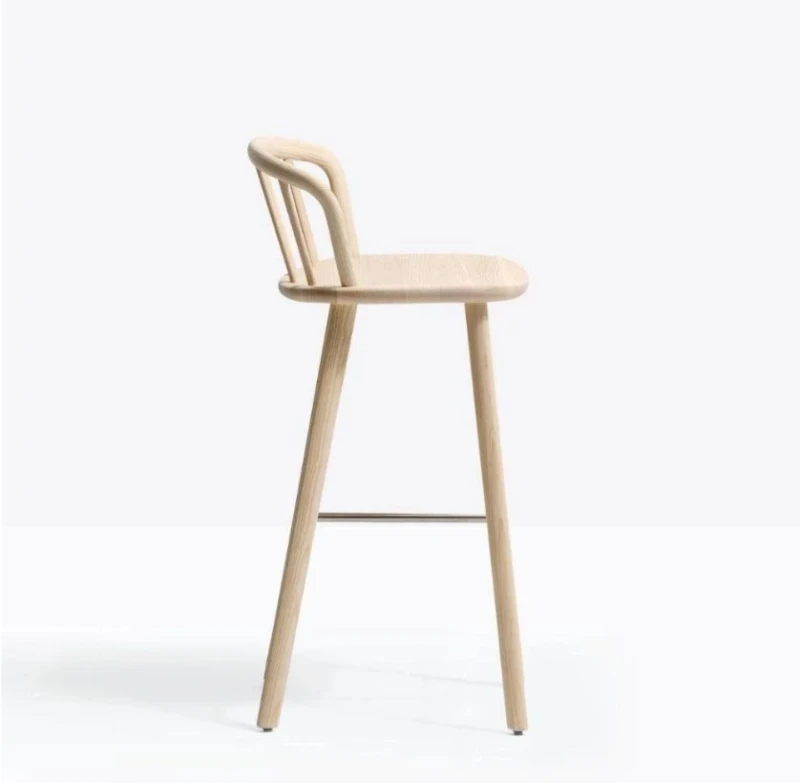 Modern Wooden Bar Chair