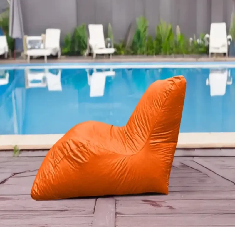 Waterproof Chaise Longue | Orange