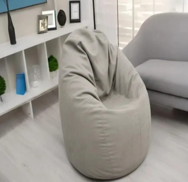 Grey Linen Bean Bag | X Large