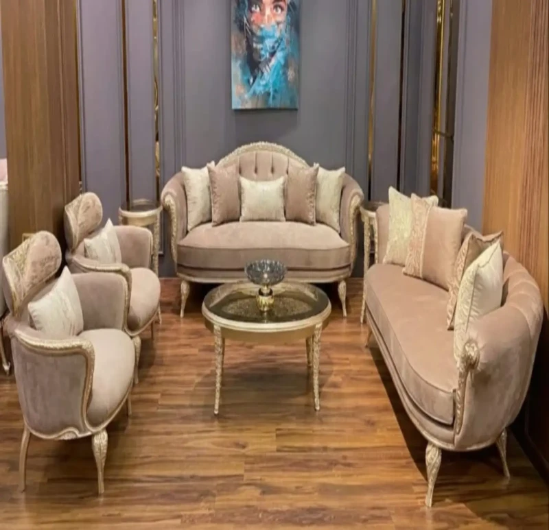 Classic Kashmir Salon 2 Sofas and 2 Chair