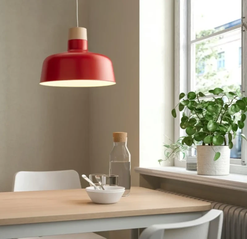Modern Ceiling Lamp Red
