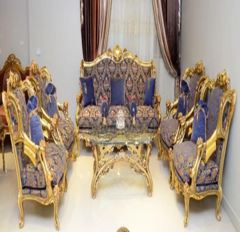 Classic Blue Salon | 6 Pieces