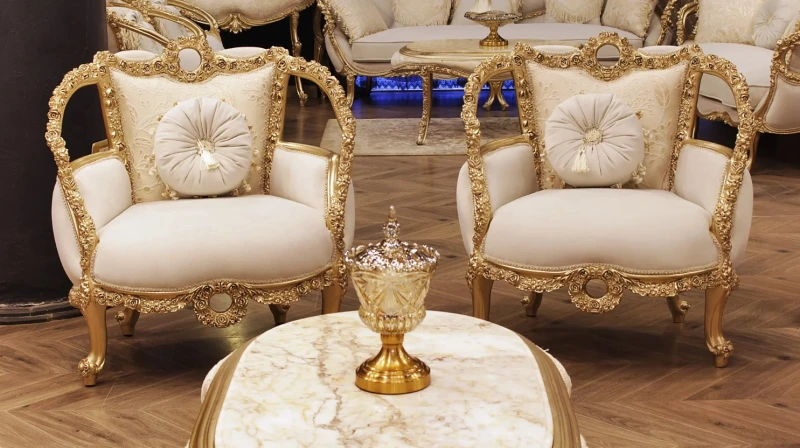 Classic Salon Gold Beige | 5 Pieces