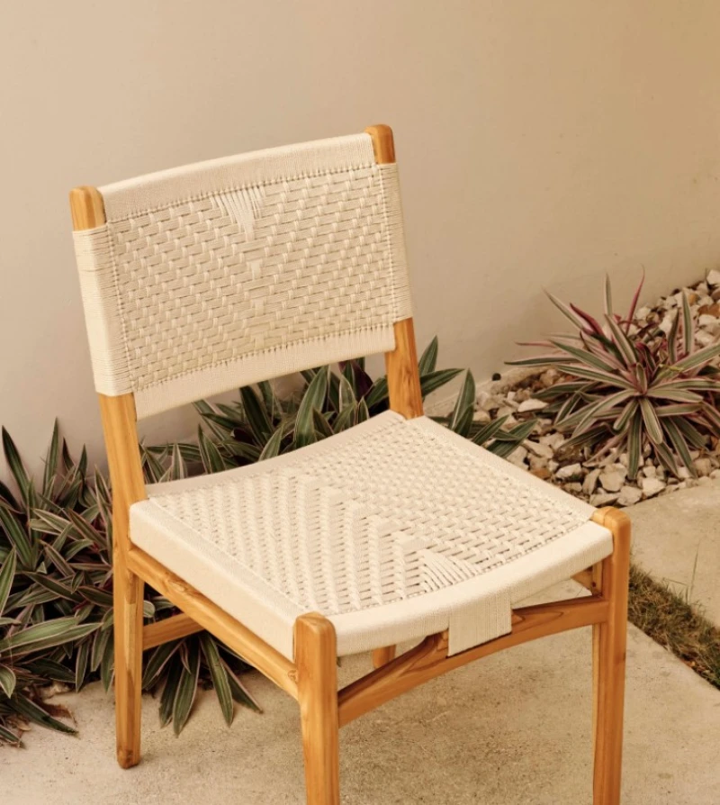Braided Wood Chair